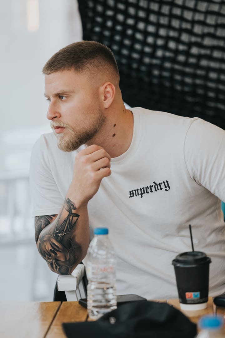 Giorgos Georgiou at Mythical Blue Cafe